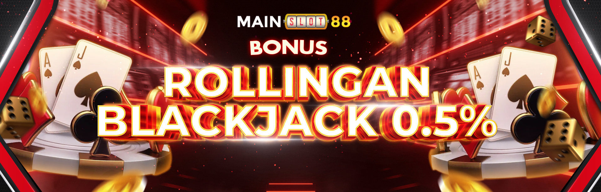 BONUS KOMISI BLACKJACK 0.5%
